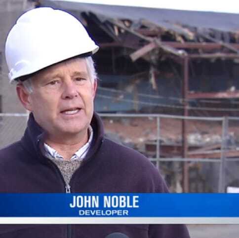 A scene from the interview of John Noble about The Wilbur Mansion.